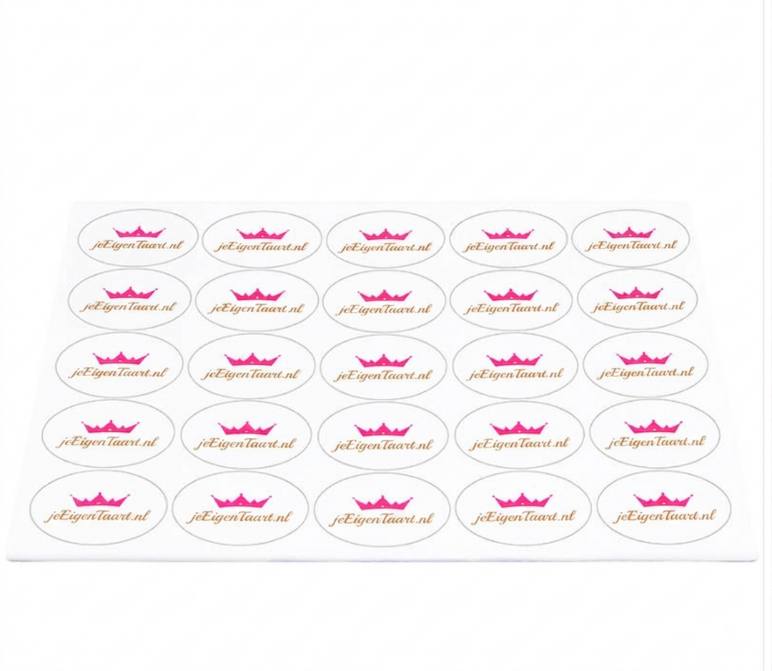 Taartprint – 8 cm rond (vanaf 10 stuks)
