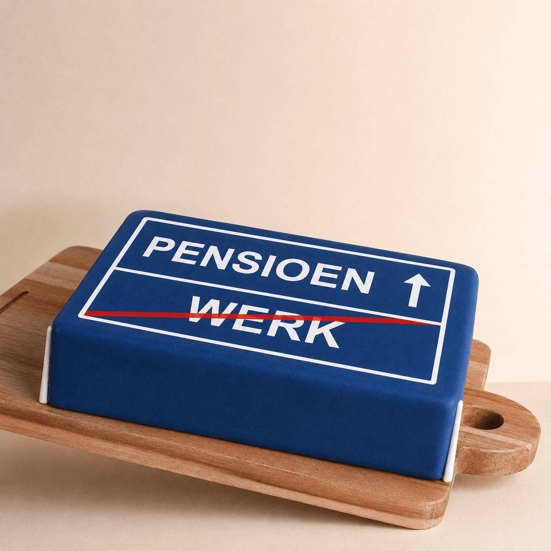 Vierkante Verkeersbordtaart Pensioen