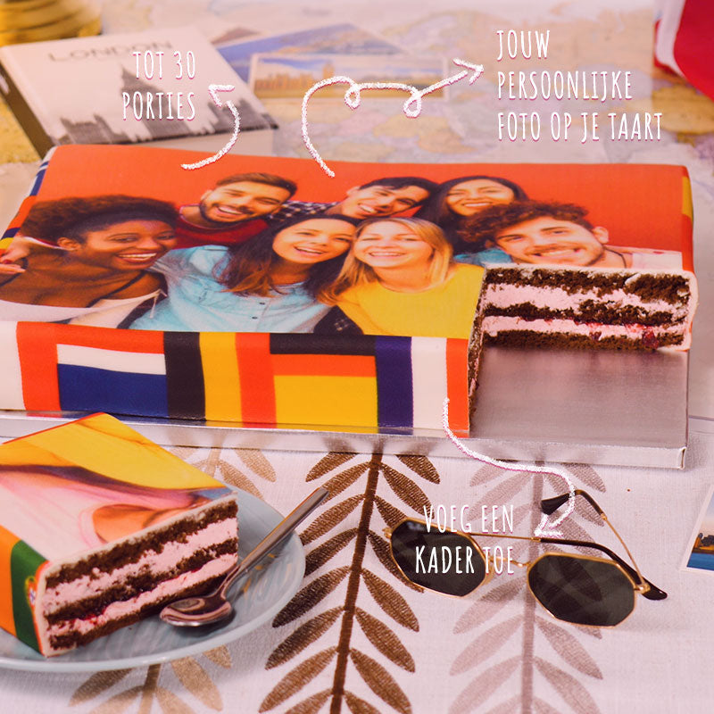 Fototaart L - 39 x 27 cm 