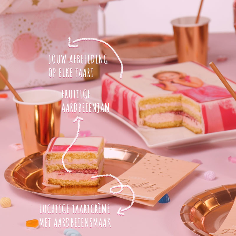 Fototaart M - 25 x 17 cm