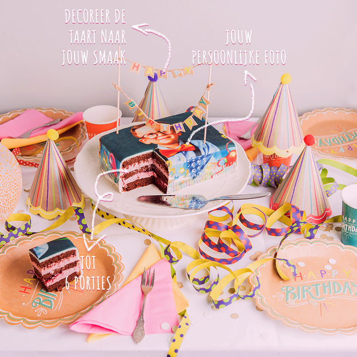 Fototaart S - 20 x 14 cm