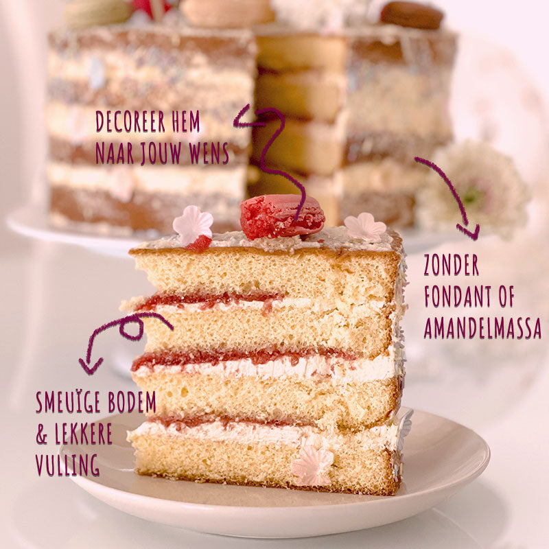 Naked Cake verschillende maten