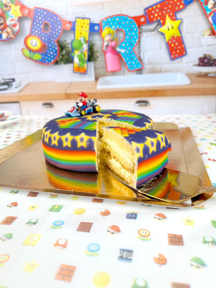 Mario Kart® op sterrenbaan taart