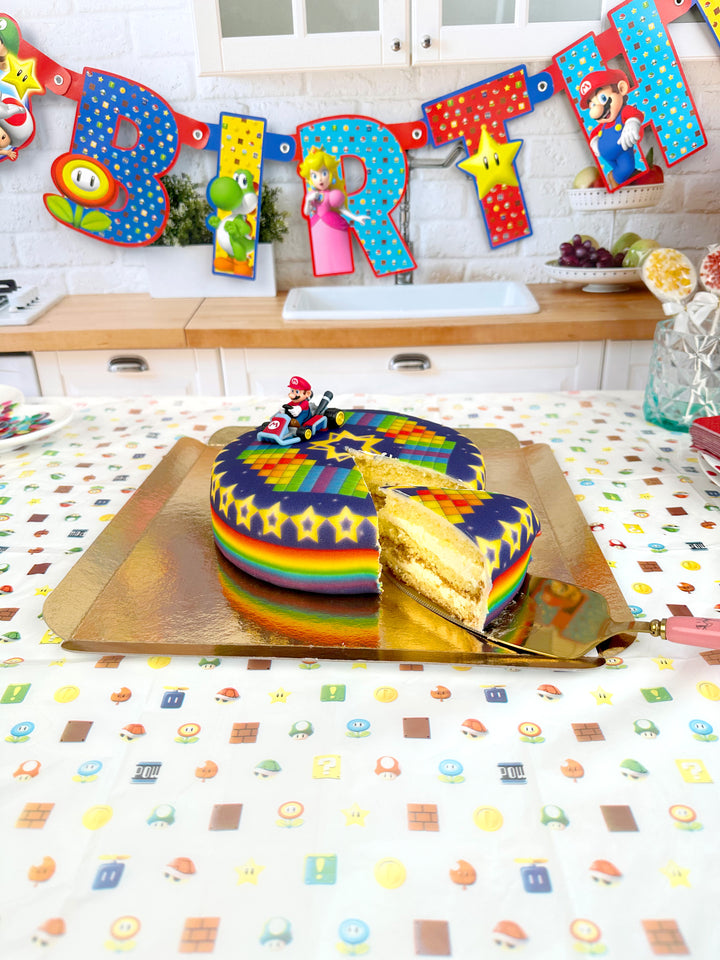 Mario Kart® op sterrenbaan taart