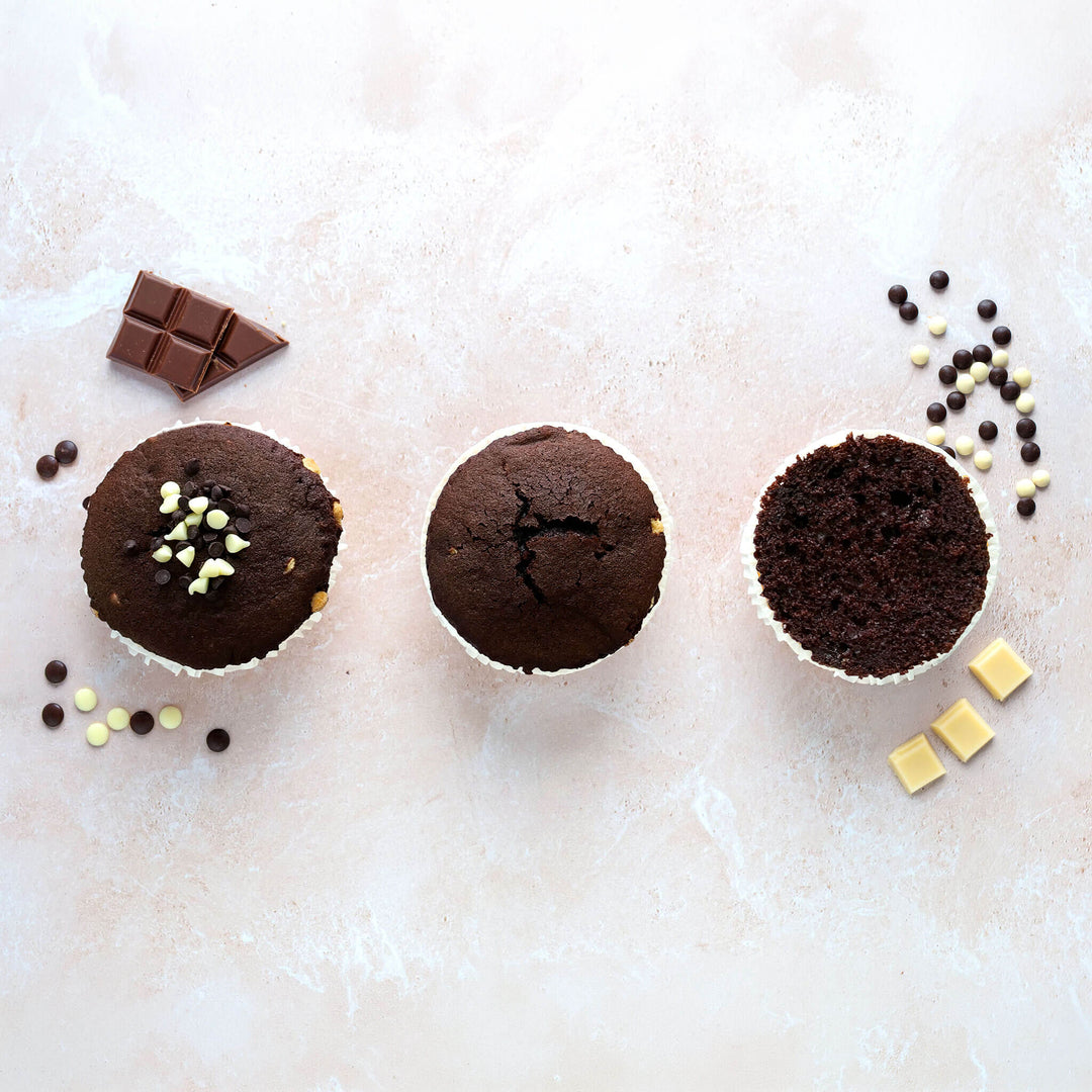 Schokoladen-Muffins, 9 Stück