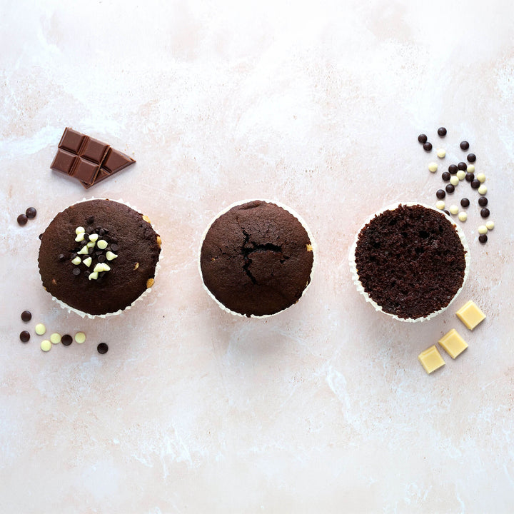 Schokoladen-Muffins, 9 Stück