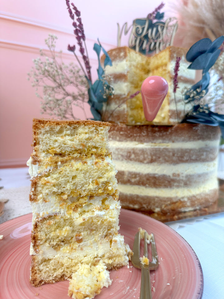 Naked Cake, Bruidstaart