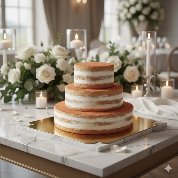 Naked Cake verschillende maten