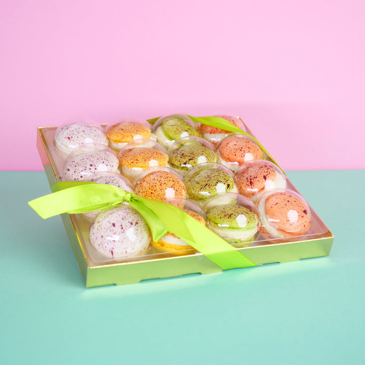 Gevlekte Paas-Macarons (16 stuks)