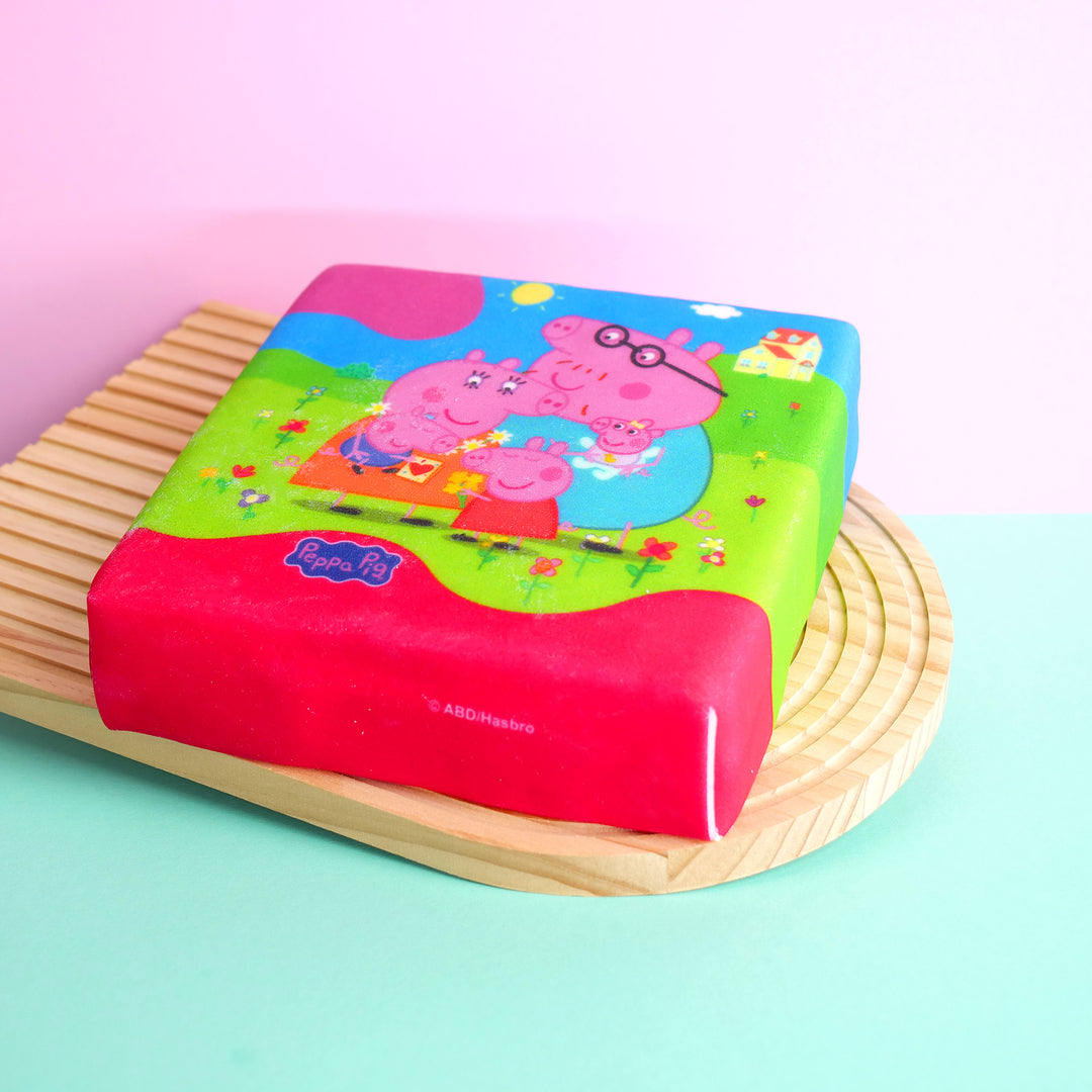Peppa Pig "Wij houden van mama"-taart