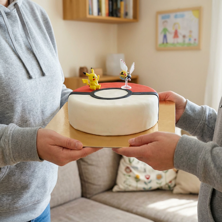 Pokémon® Figuurtjes op Speelbaltaart