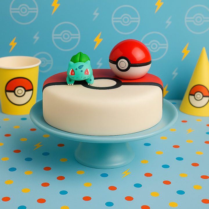 Pokémon® Figuurtjes op Speelbaltaart