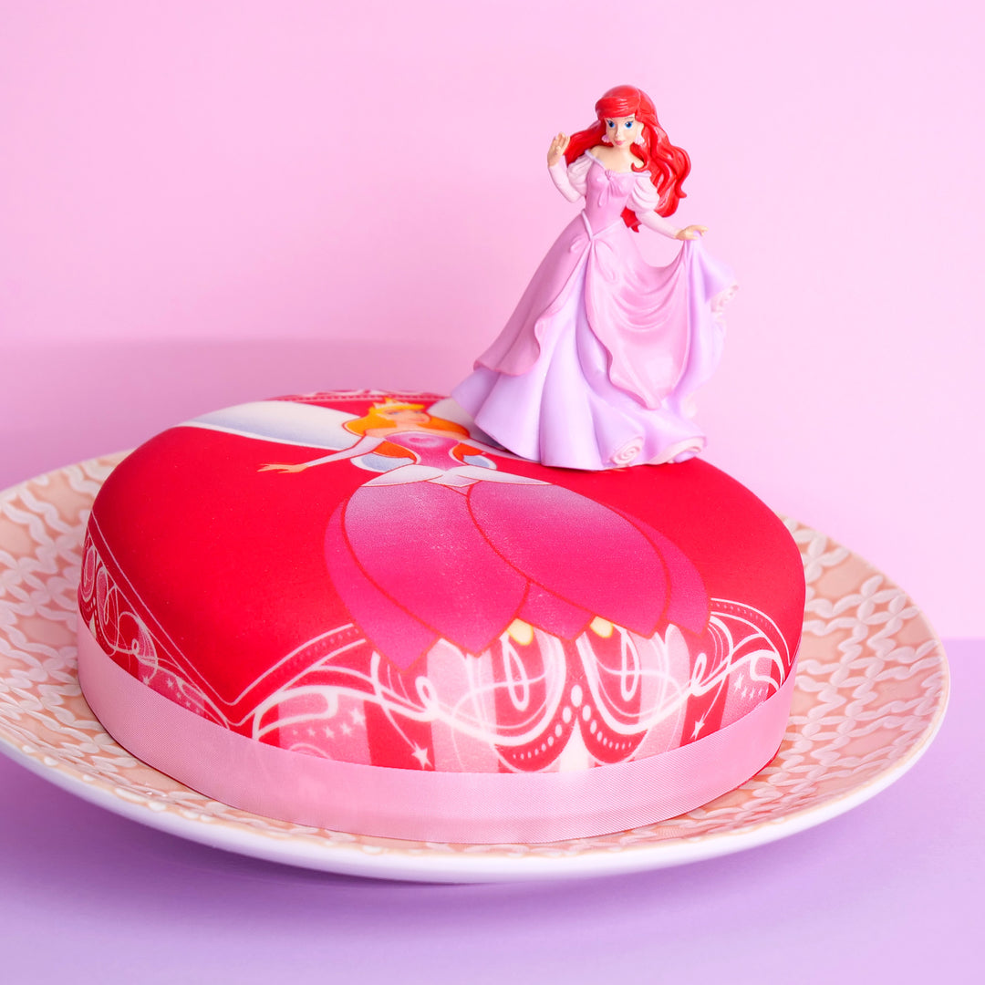 Prinsessen taart met Ariël® figuur