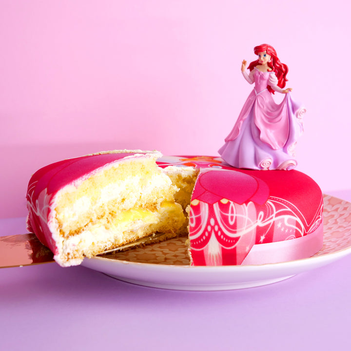 Prinsessen taart met Ariël® figuur
