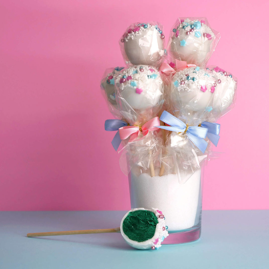 SURPRISE Gender Reveal Cake Pops "It's a Boy!" (12 stuks)