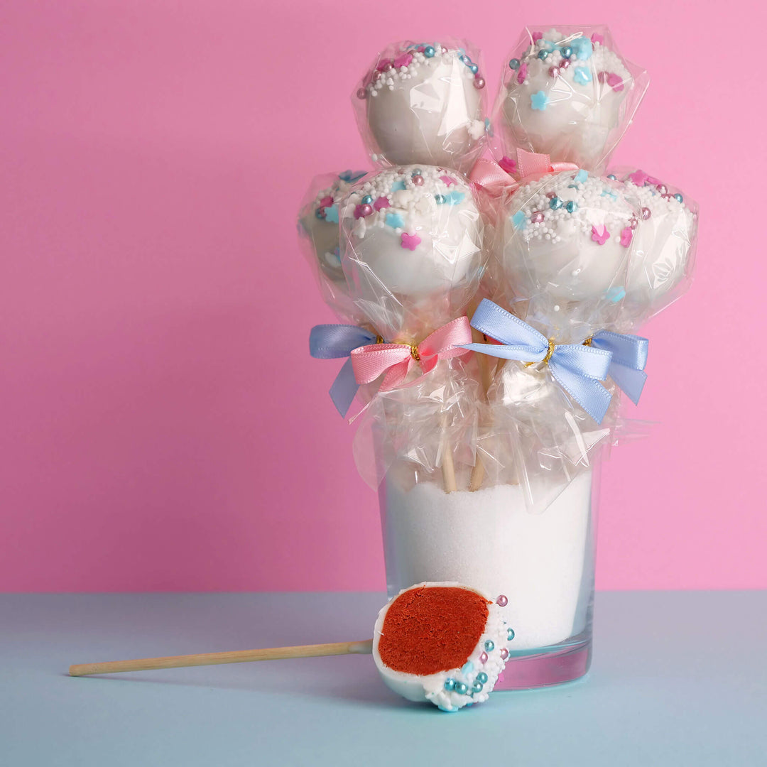 SURPRISE Gender Reveal Cake Pops "It's a Girl!" (12 stuks)