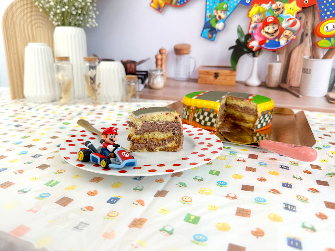 Mario Kart® op graslandbaan taart