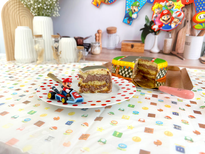 Mario Kart® op graslandbaan taart