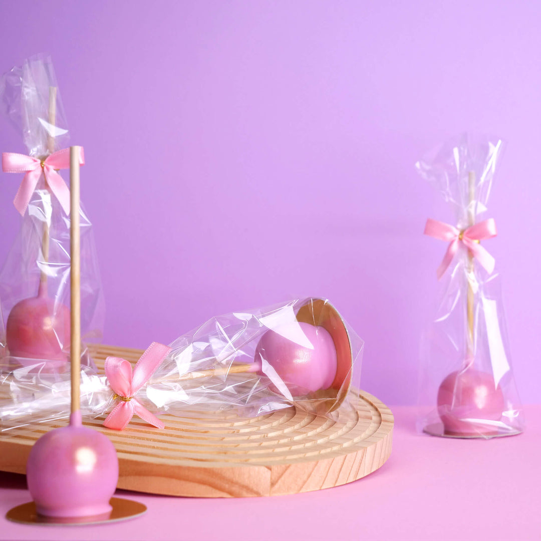 Valentijn Deluxe Cake Pops Roze (10 Stuks)