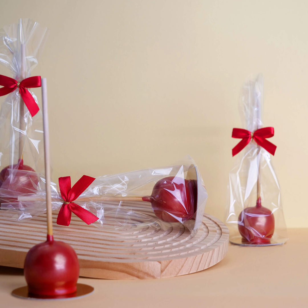 Valentijn Deluxe Cake Pops Rood (10 Stuks)
