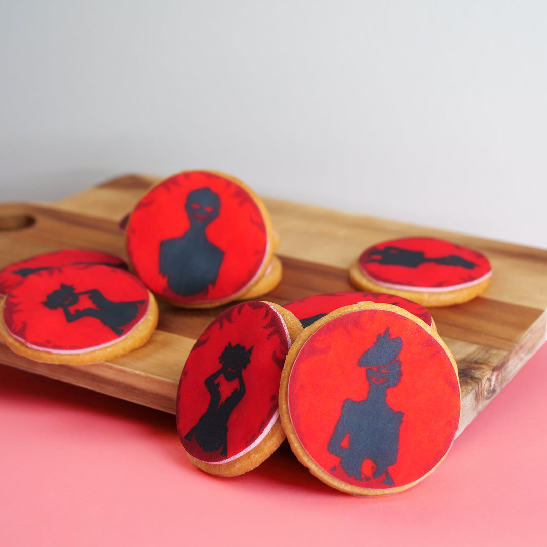 Vampierportret-koekjes (12 stuks)