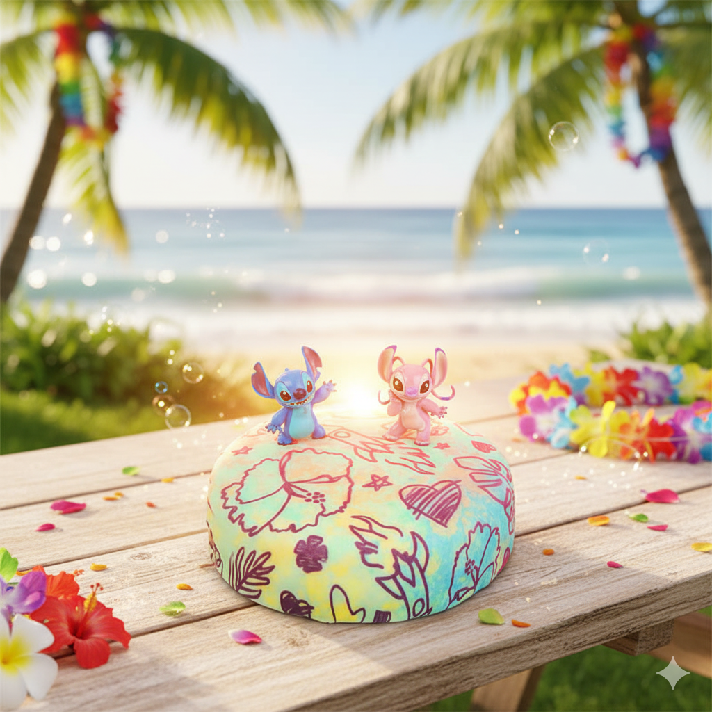 Angel & Stitch® op taart