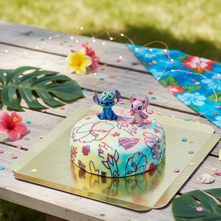 Angel & Stitch® op taart