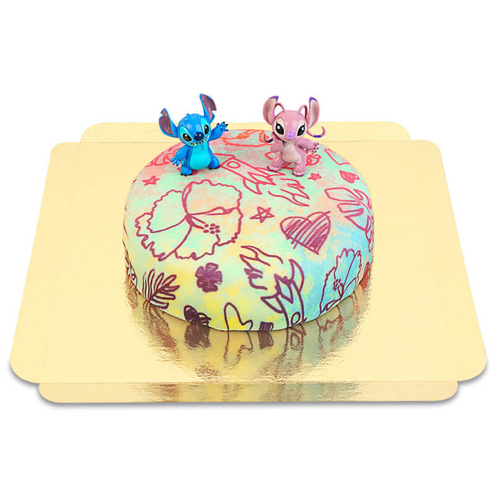 Angel & Stitch® op taart