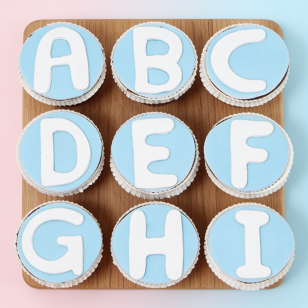 Letter-cupcakes 