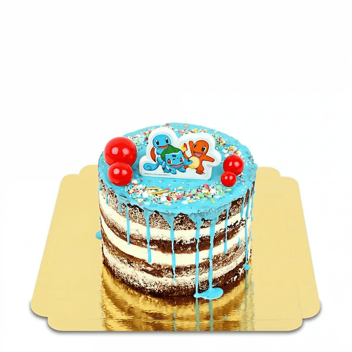 Taart met Pokémon®-taarttopper