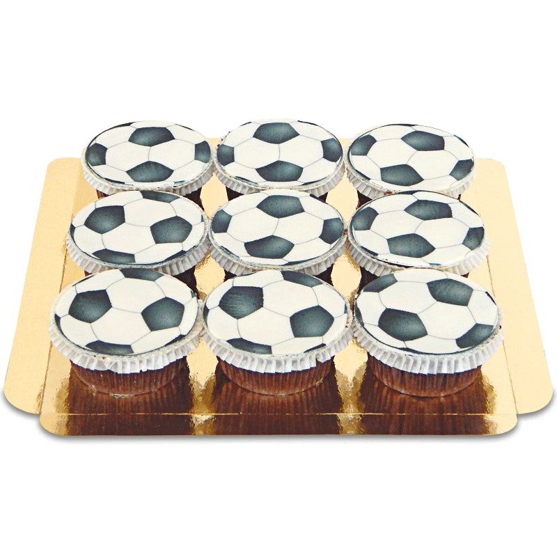 Voetbal cupcakes