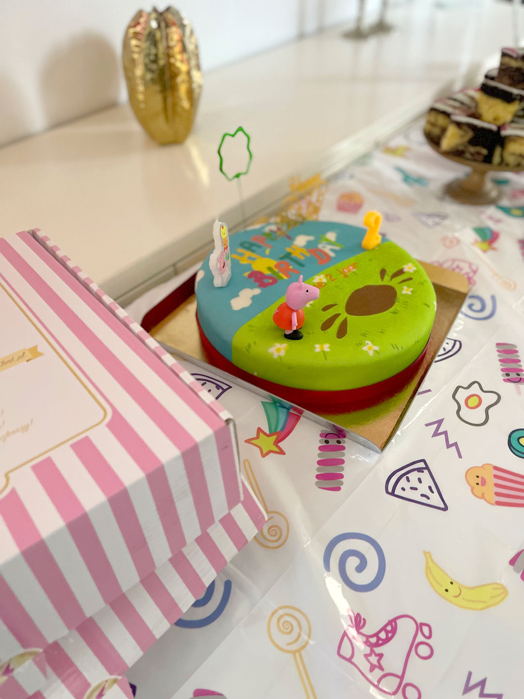 Peppa Pig® op verjaardagstaart 