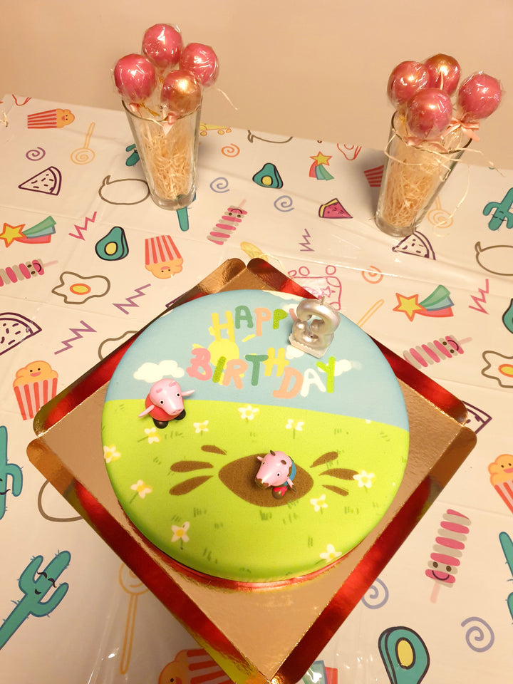 Peppa Pig® op verjaardagstaart 