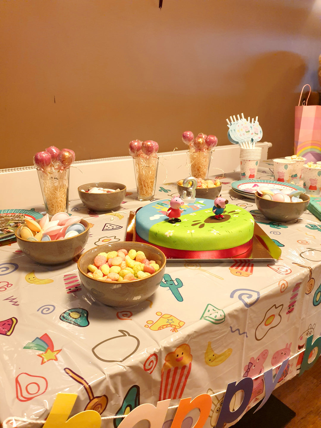 Peppa Pig® op verjaardagstaart 