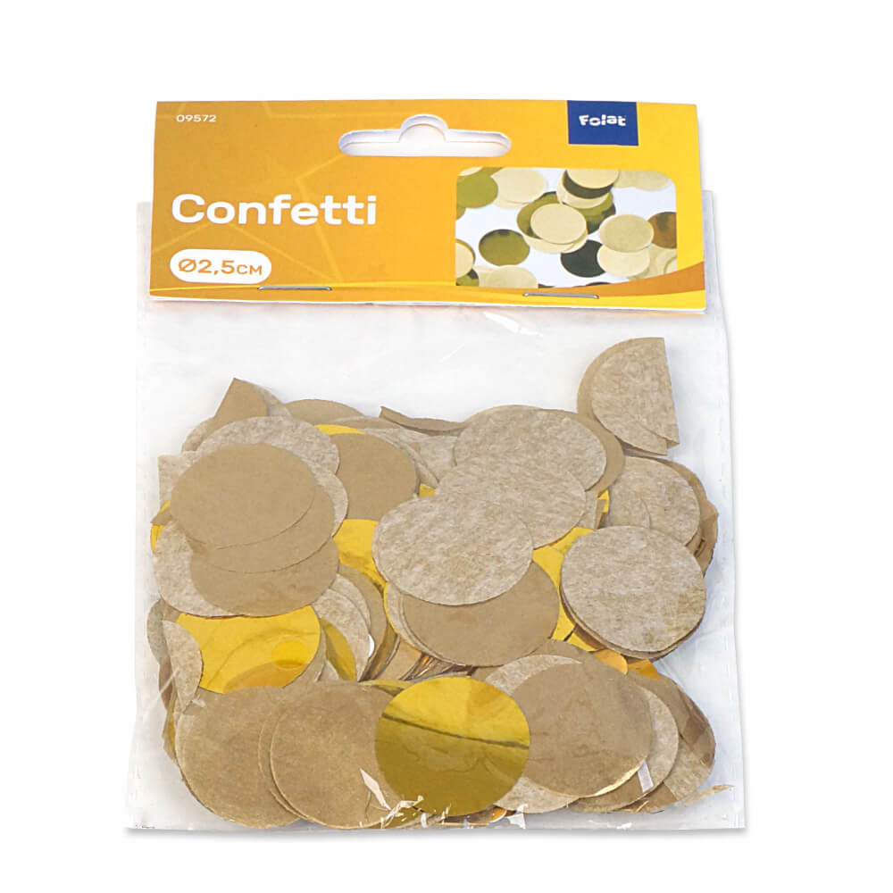 Confetti goud