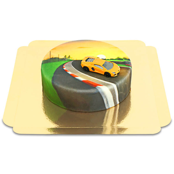 Speelgoedauto op taart-LAMBORGHINI