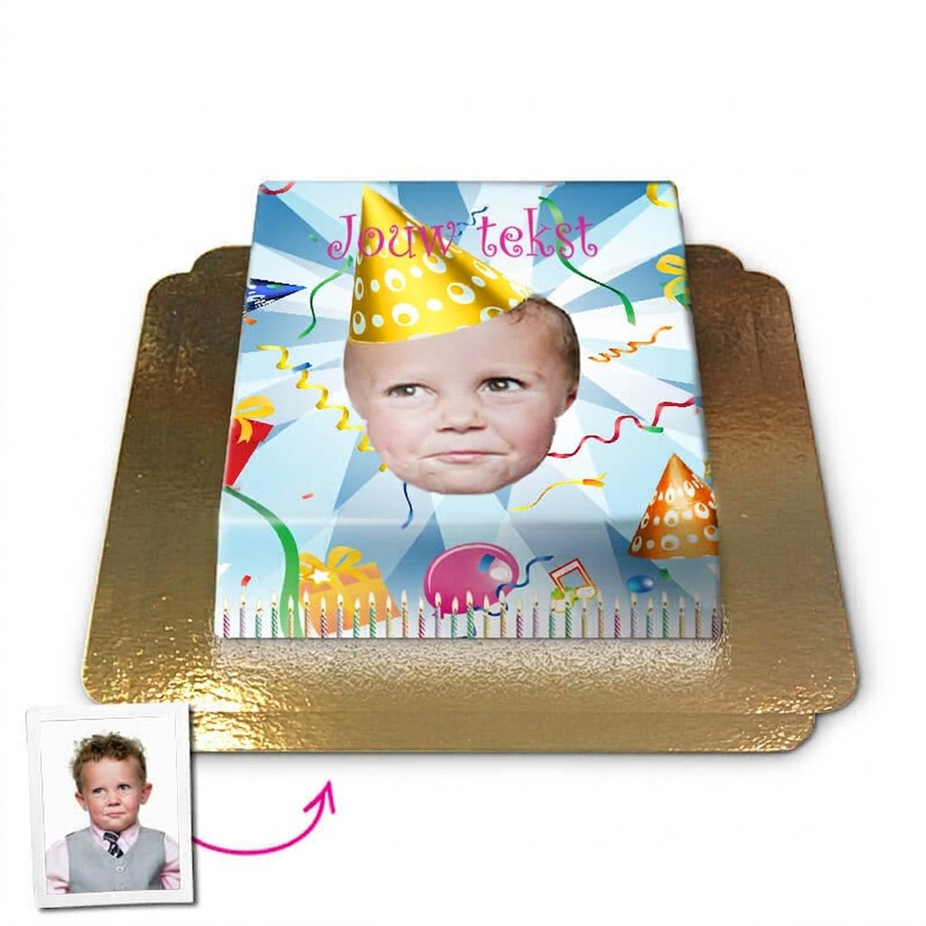 Verjaardags Face-Cake