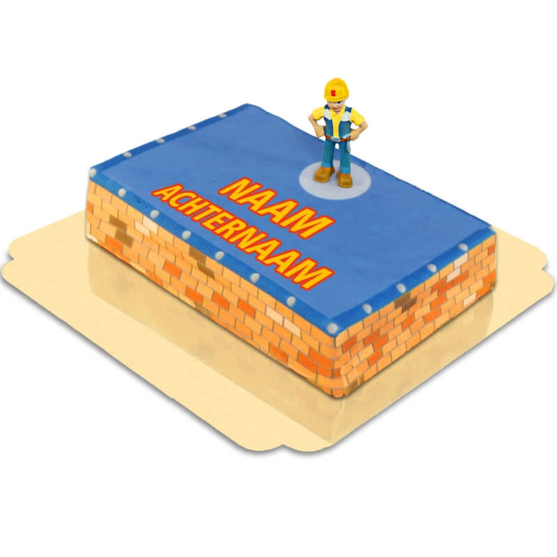 Bob de Bouwer® op de bouwplaats taart 