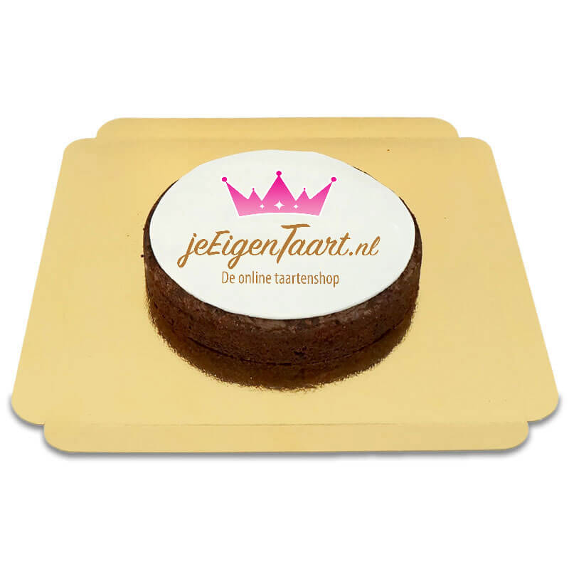 Brownie fototaart