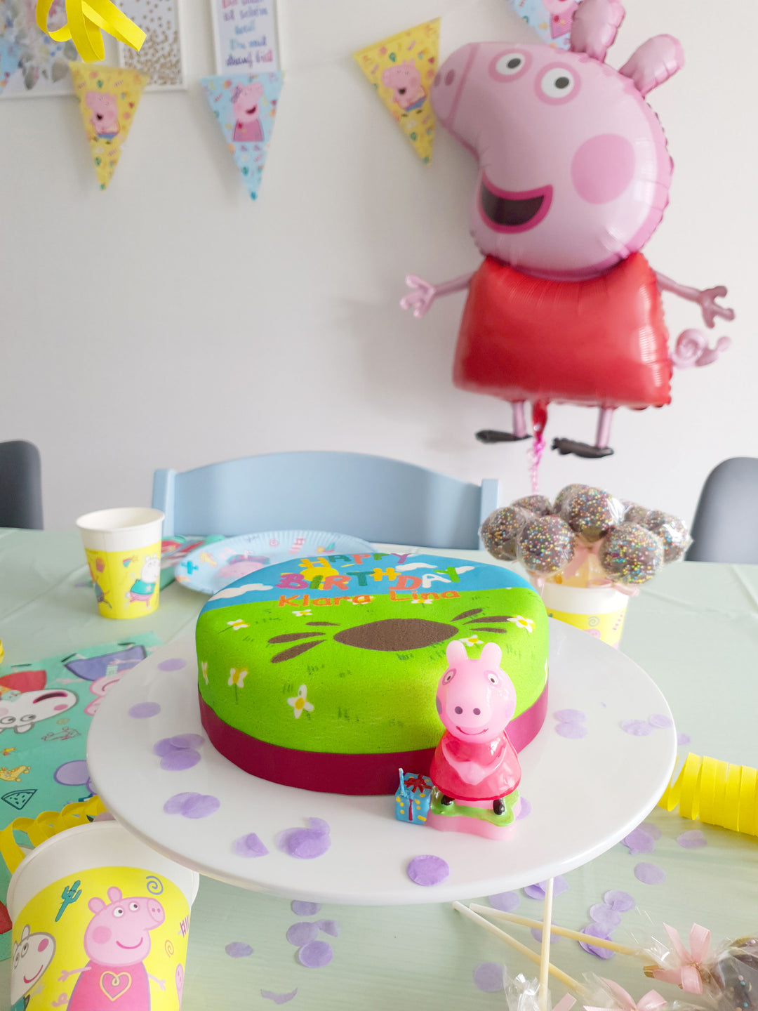 Peppa Pig® op verjaardagstaart 