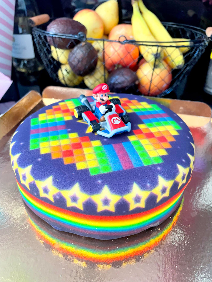 Mario Kart® op sterrenbaan taart