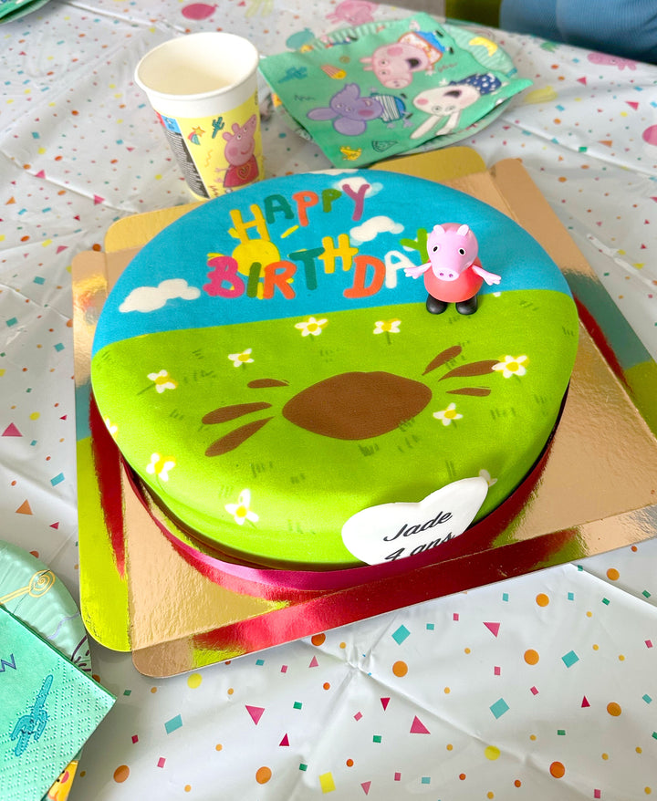 Peppa Pig® op verjaardagstaart 
