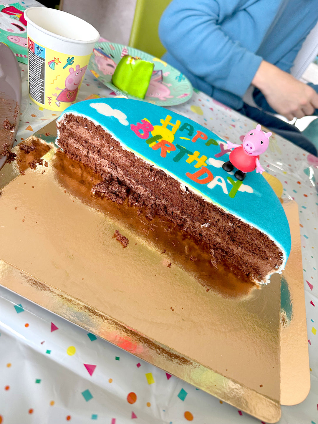 Peppa Pig® op verjaardagstaart 