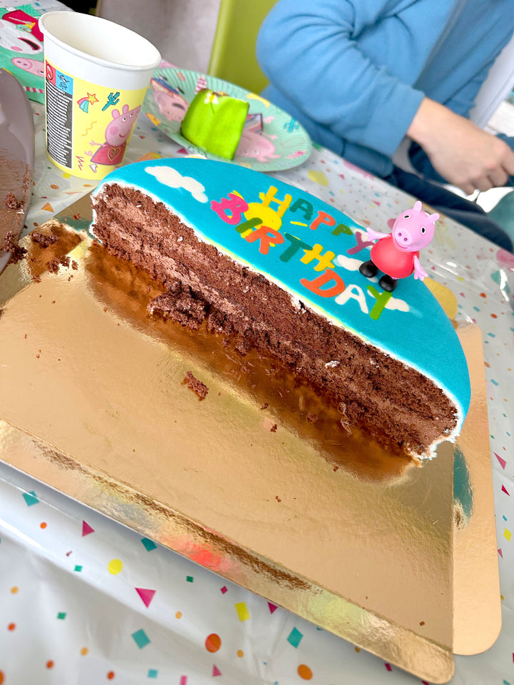 Peppa Pig® op verjaardagstaart 