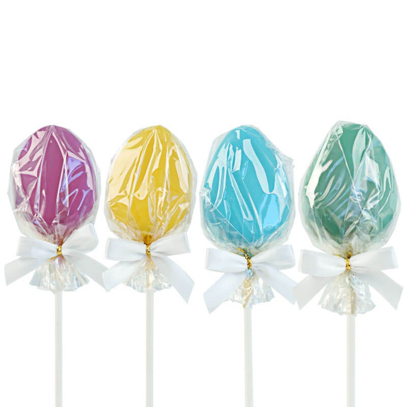 Pasen cake-pops met kleurrijke chocolade (12 stuks)