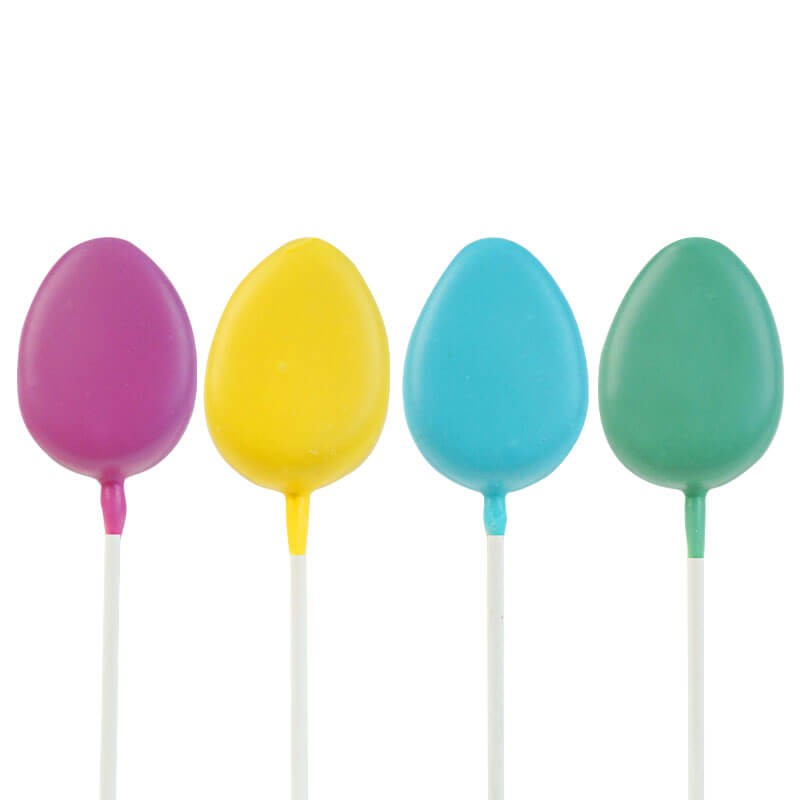 Pasen cake-pops met kleurrijke chocolade (12 stuks)
