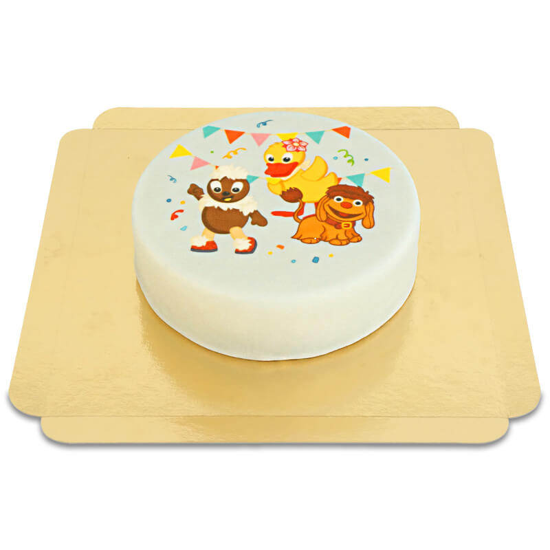Pittiplatsch, Schnatterinchen & Moppi taart