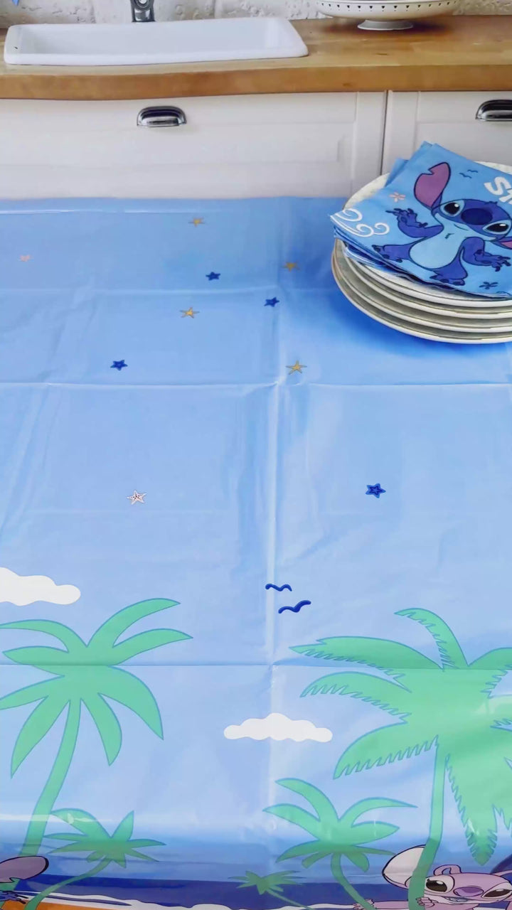Stitch® op tropische strand taart