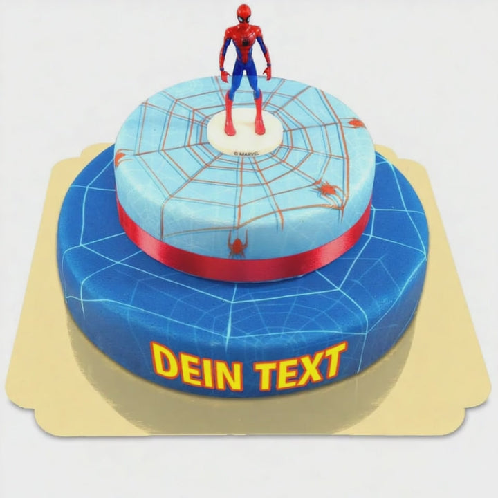 Spider-Man® op twee-verdiepingen spinnenwebtaart met lint
