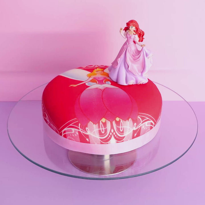 Prinsessen taart met Ariël® figuur